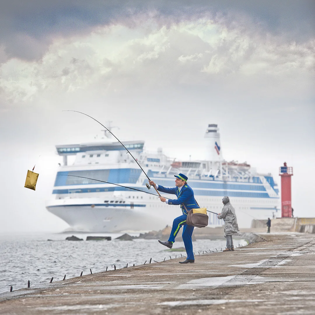 Advertising photograph of a model for a commercial brand by Andrejs Zavadskis